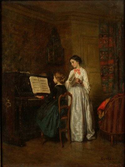 The Music Lesson by Theophile Emmanuel Duverger